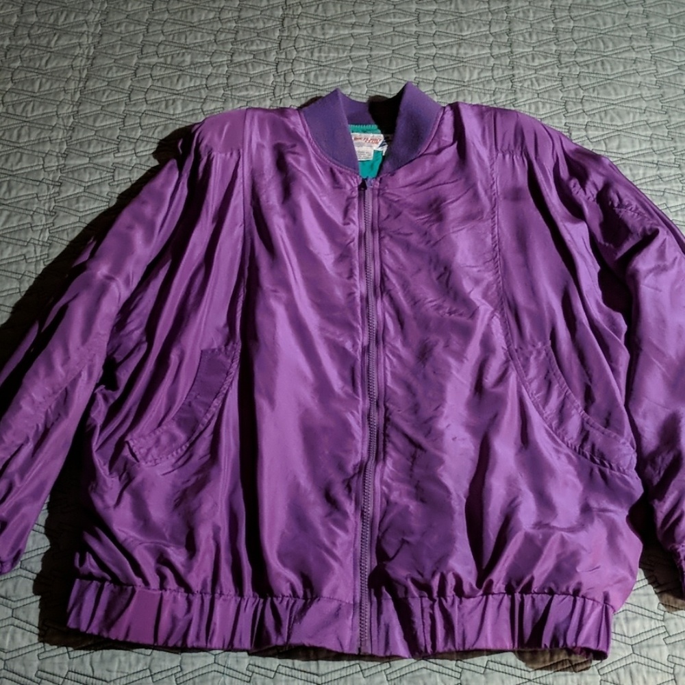 VINTAGE SILK FLIGHT CLUB BOMBER JACKET